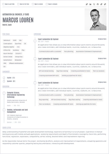 Resume Template 2