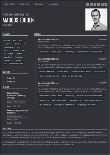 Resume Template 3